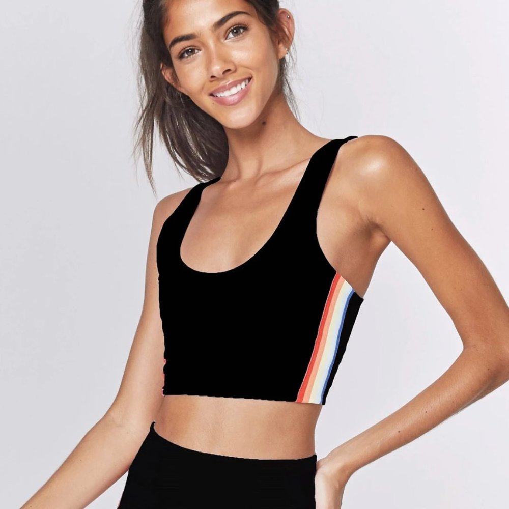 Spiritual Gangster Shakti Rainbow Sports Bra